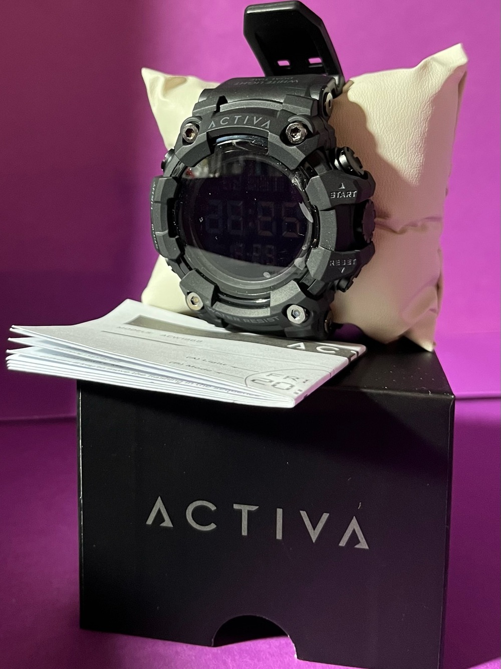 ACTIVA x INVICTA - Black Digital Sports Watch